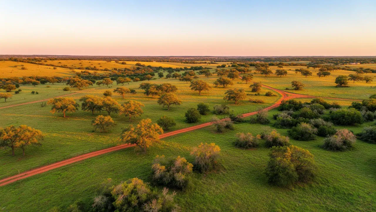 East Texas pasture being cleared with forestry mulching equipment